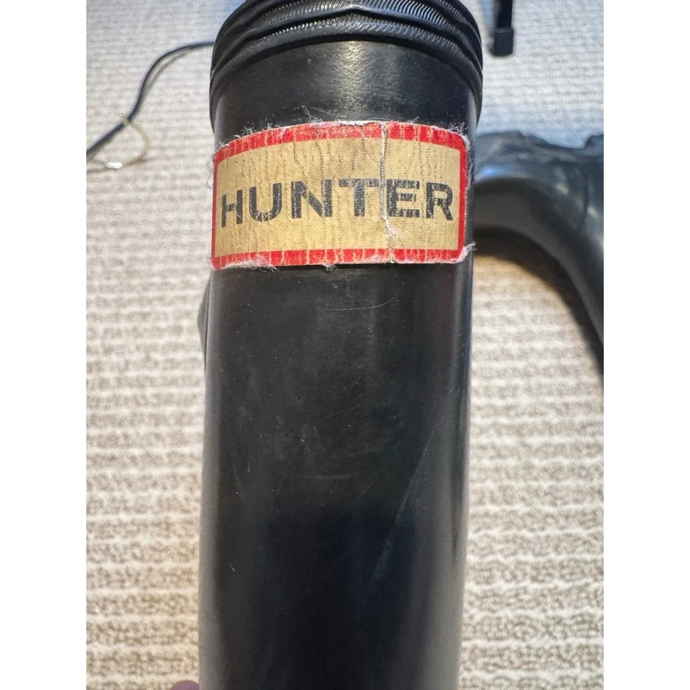 Hunter‎ Kids Original First Classic Rain Boots Black Matte Waterproof 13/1 2G